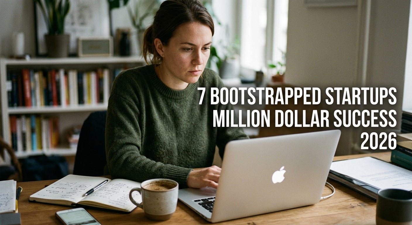7 Bootstrapped Startups That Hit $1 Million Without a Single Investor (2026)