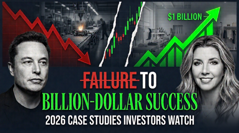 entrepreneurs who turned failure into billion dollar success 2026