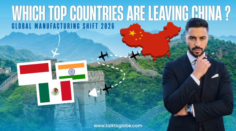 Which Top Countries ARE Leaving China
