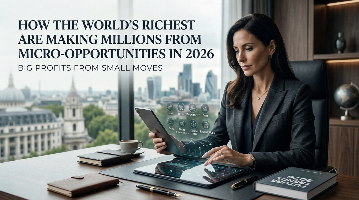 How the World’s Richest Are Making Millions from Micro-Opportunities in 2026