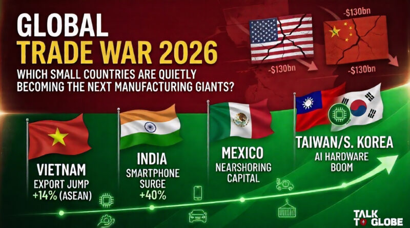 countries winning and losing in US tariff war 2026 India, Vietnam, Mexico gain while China and EU face trade pressure